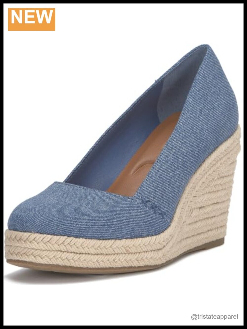 Imula Espadrille Wedge Heels Canvas Slip-On Casual Shoes